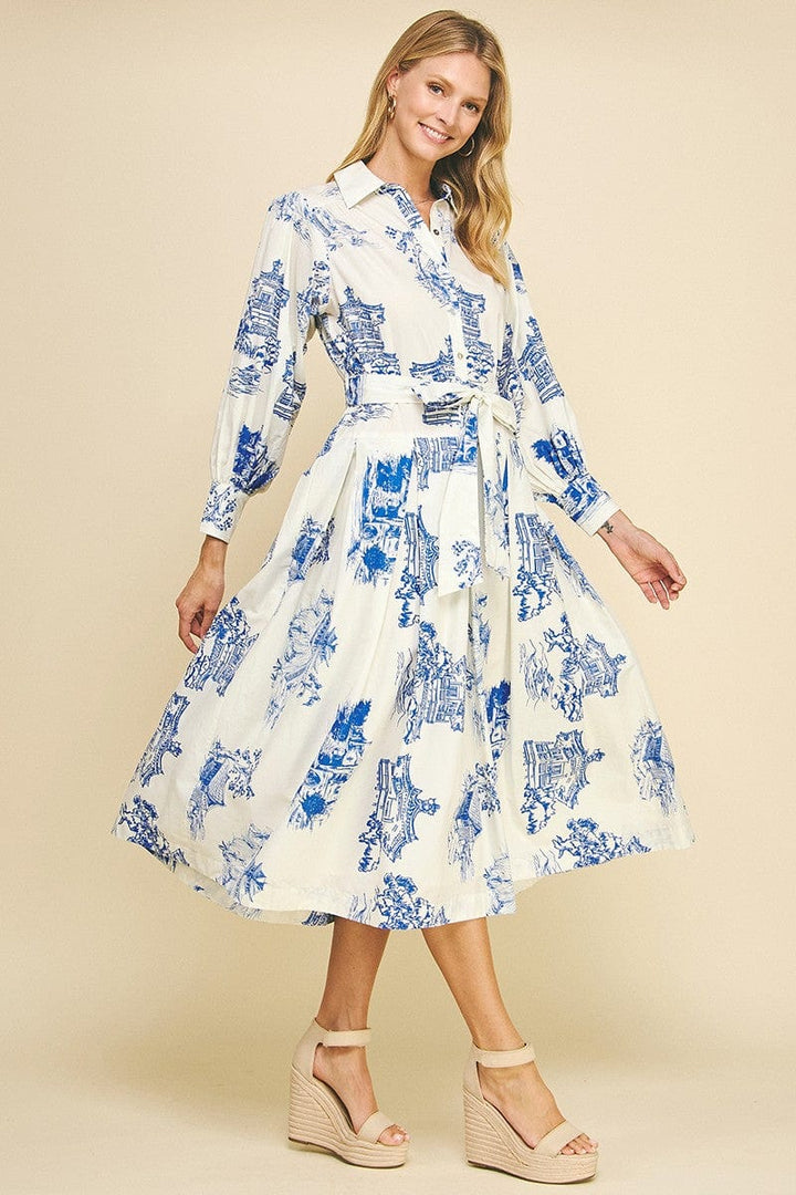 Pinch Dress Sophie Print Dress