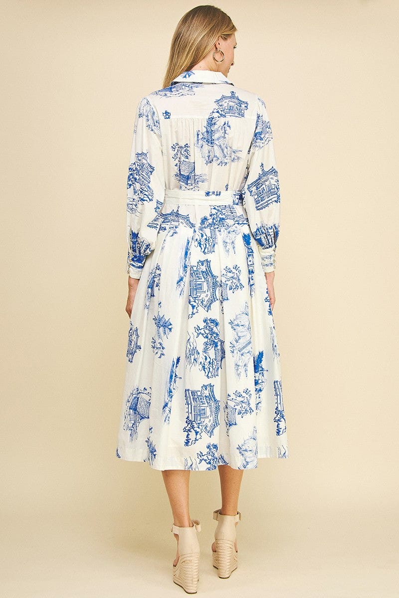 Pinch Dress Sophie Print Dress