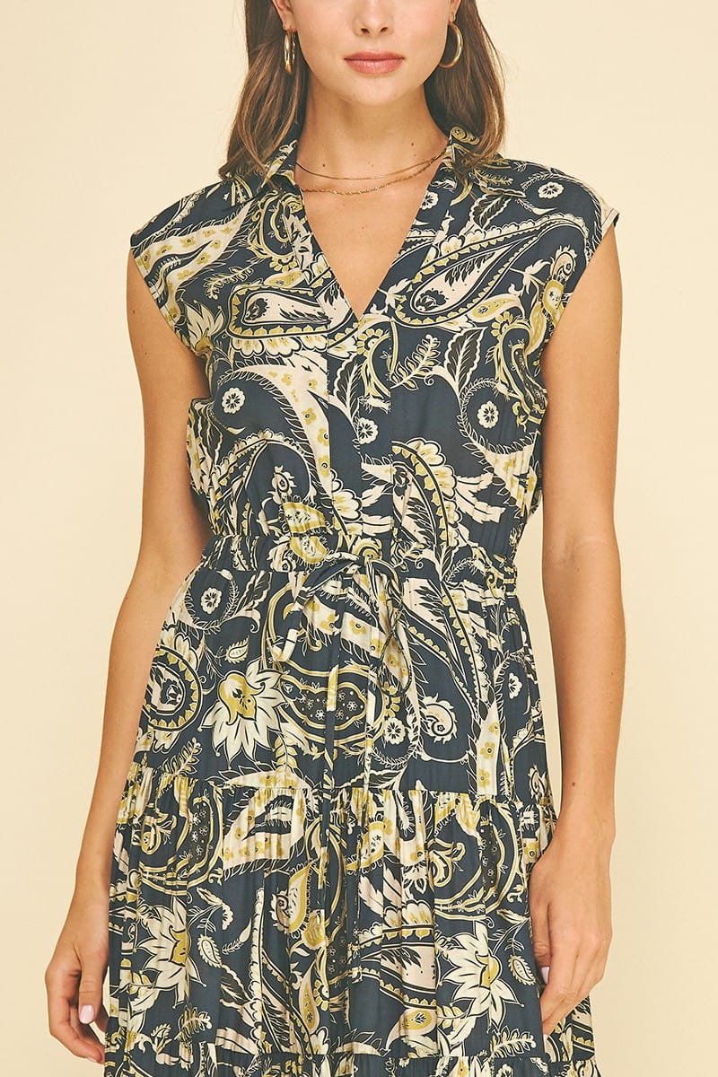 Pinch Maxi Dress Talia Paisley Maxi Dress