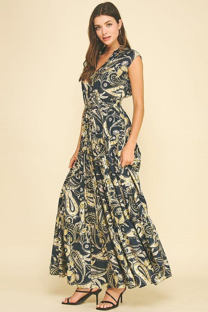 Pinch Maxi Dress Talia Paisley Maxi Dress