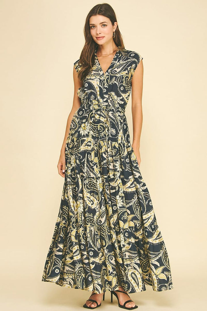 Pinch Maxi Dress Talia Paisley Maxi Dress