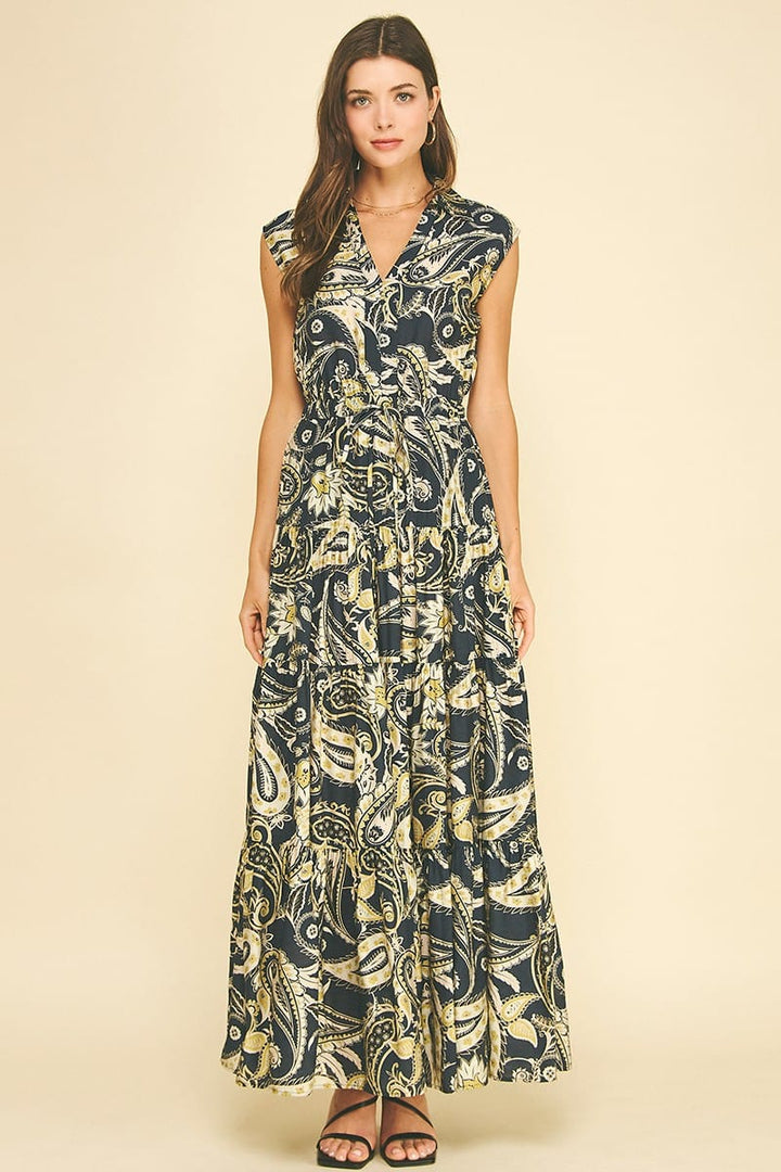 Pinch Maxi Dress Talia Paisley Maxi Dress