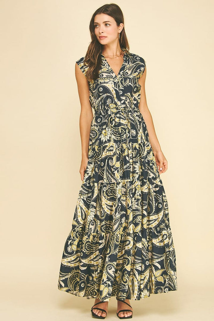 Pinch Maxi Dress Talia Paisley Maxi Dress
