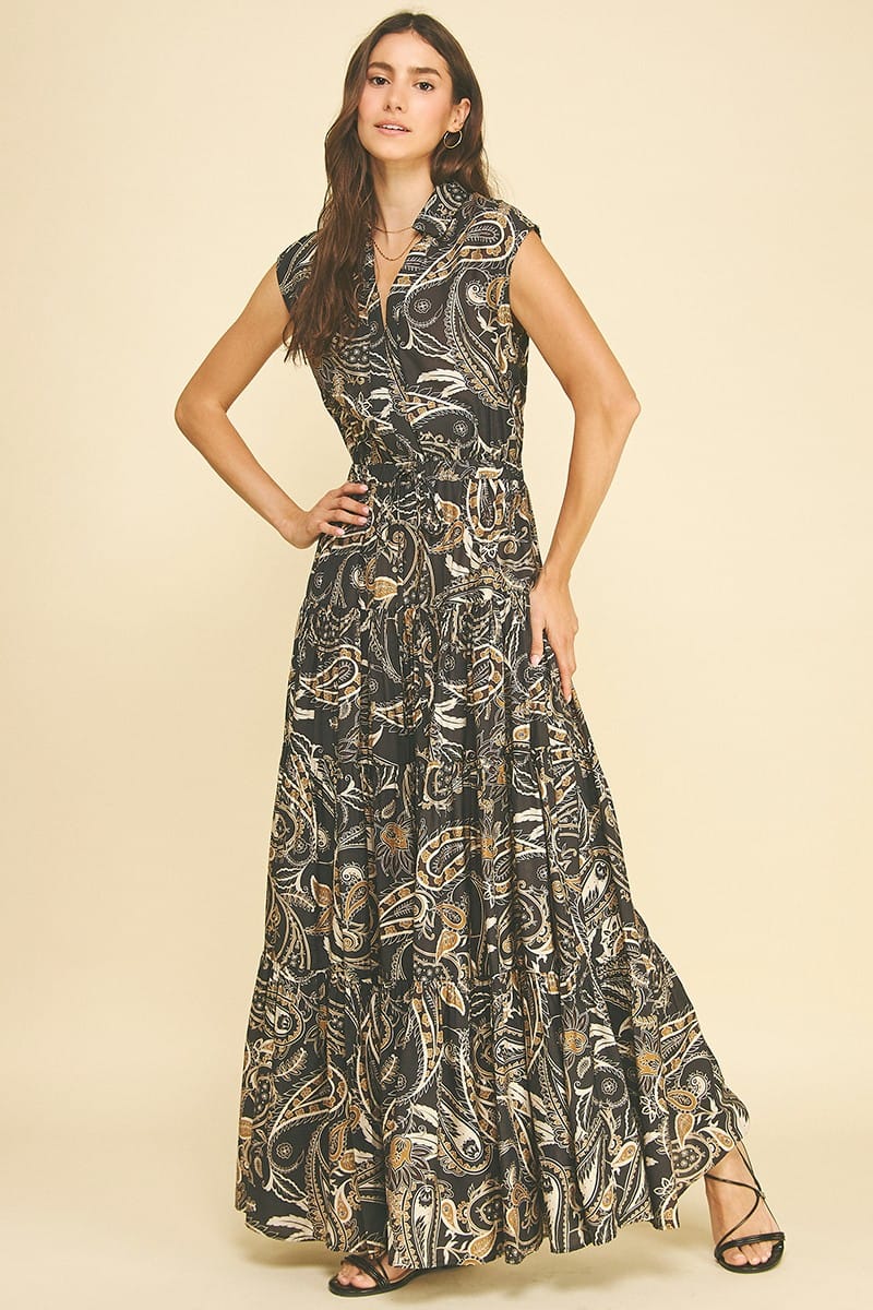 Pinch Maxi Dress Talia Paisley Maxi Dress