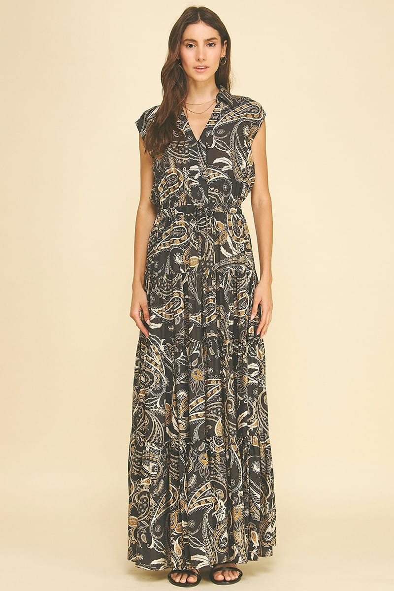 Pinch Maxi Dress Talia Paisley Maxi Dress