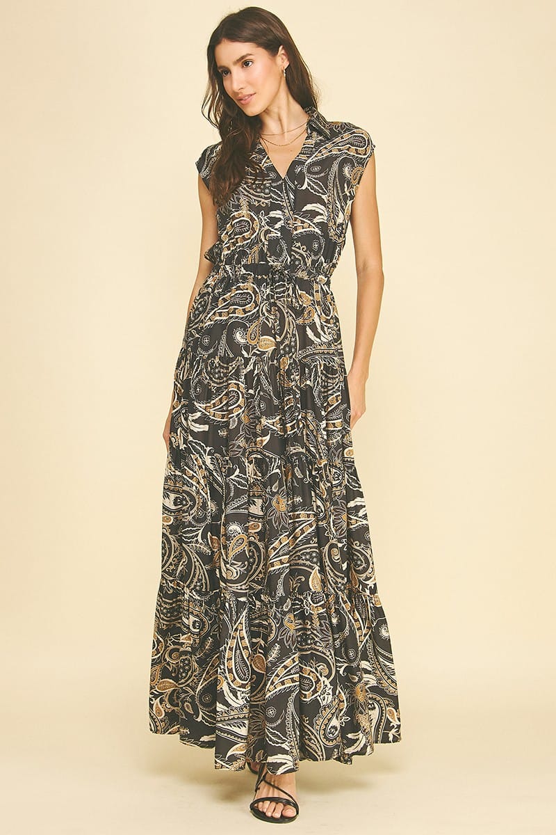 Pinch Maxi Dress Talia Paisley Maxi Dress