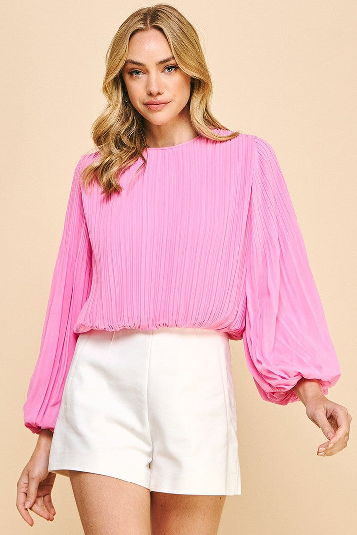 Pinch Top Adalyn Pleated Top