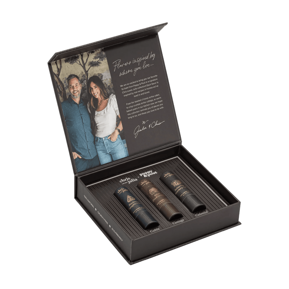 Poppy & Pout Beauty Care Chris Loves Julia Lip Balm Gift Set