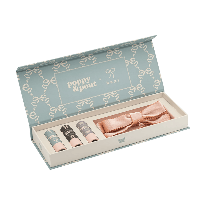 Poppy & Pout Beauty Care Coquette Lip Balm Trio Gift Set