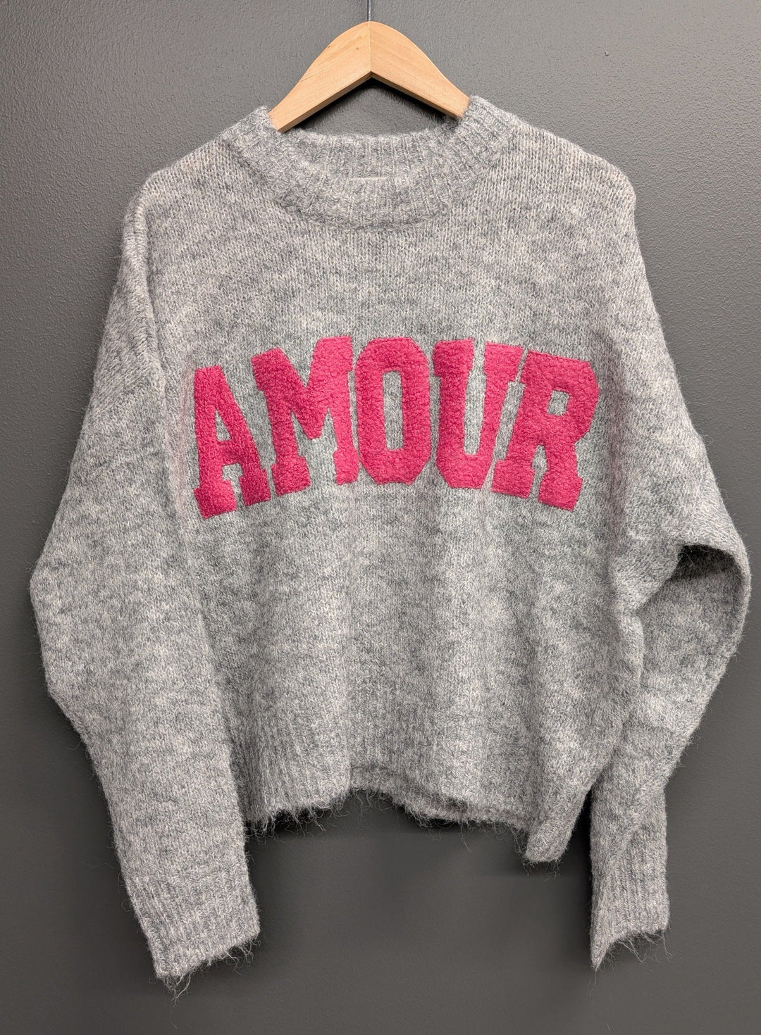 Q2 Sweater Gray / OS Bella Amour Sweater