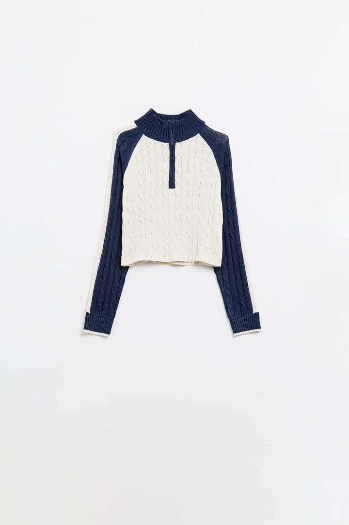 Q2 Sweater Millie Cropped Sweater