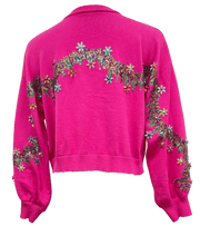 Queen of Sparkles Sweatshirt Feather Christmas Tree & Candy Sweater