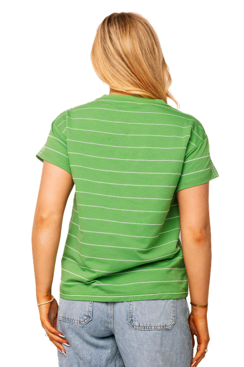 Queen of Sparkles Tee Football Field Queen Card Logo Tee