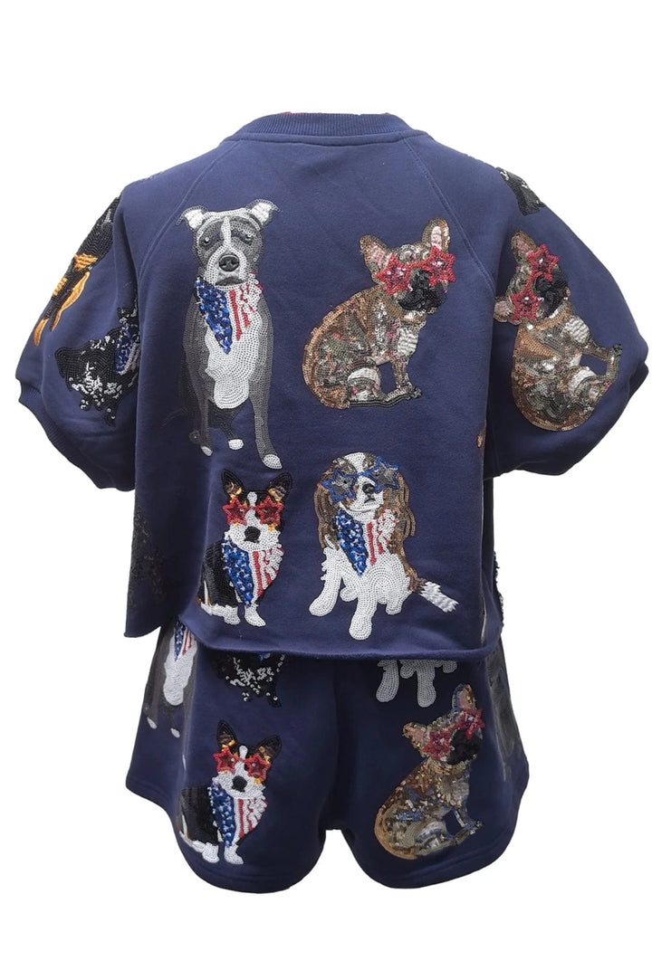 Queen of Sparkles Top American Dog Top