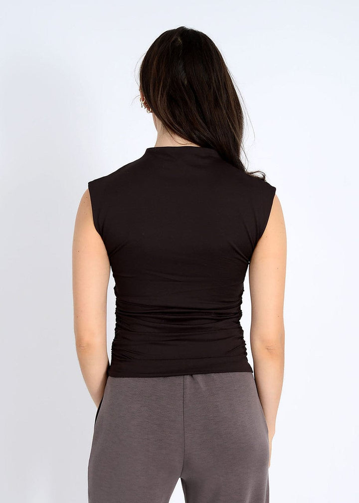 RD Style Top Yve Funnel Neck Tee