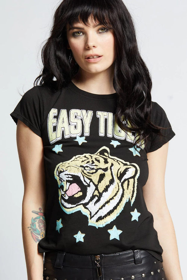 Recycled Karma Graphic Tee Black / XS Easy Tiger Baby Tee