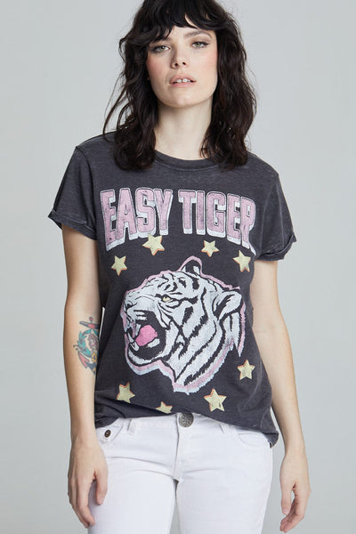Recycled Karma Graphic Tee Black / XS Easy Tiger Star Tee