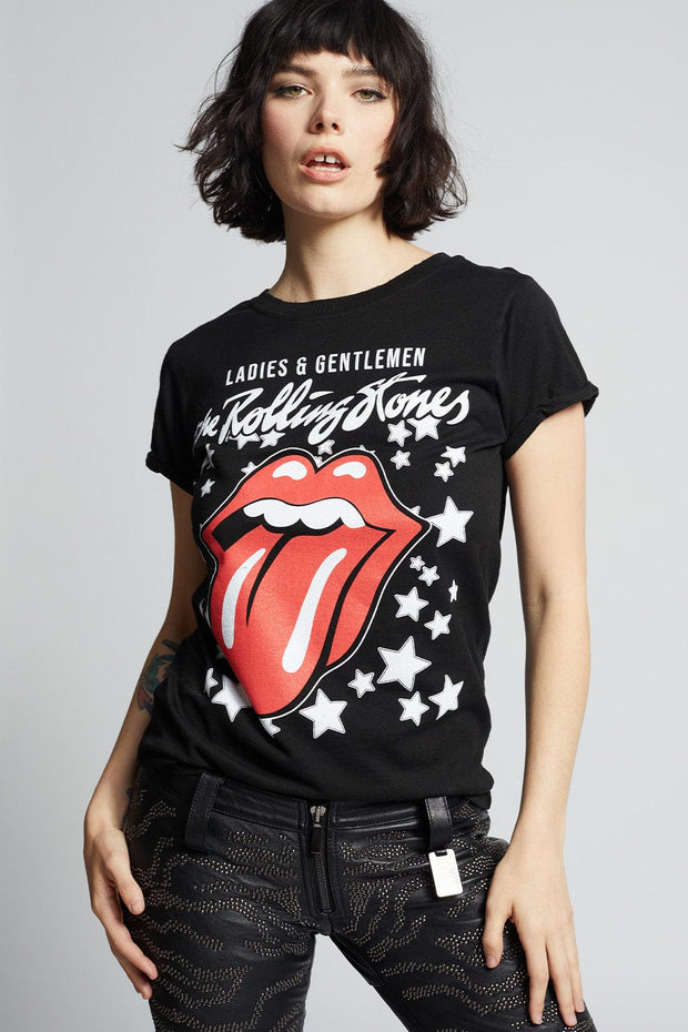 Recycled Karma Graphic Tee Black / XS The Rolling Stones Stars Tee