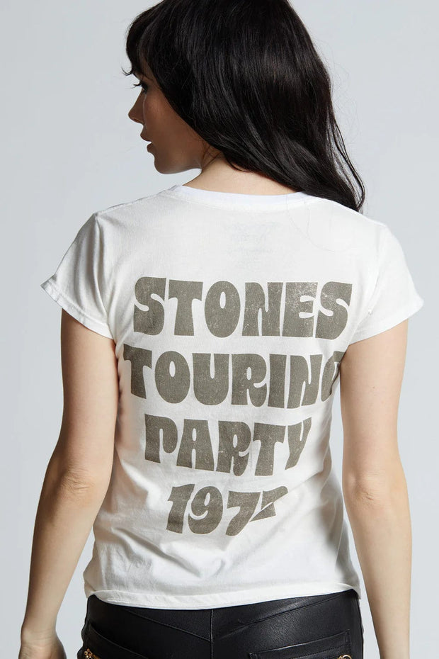Recycled Karma Graphic Tee The Rolling Stones 1972 Party Baby Tee