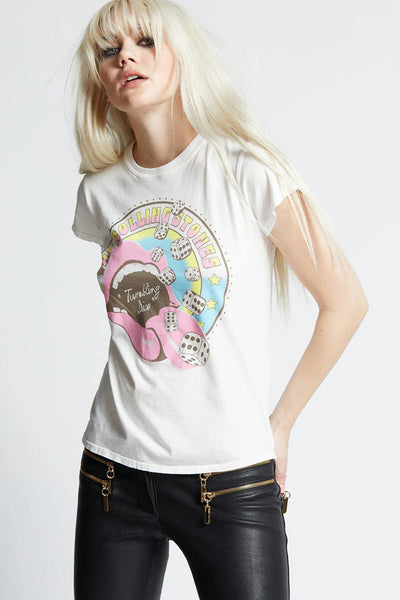 Recycled Karma Graphic Tee The Rolling Stones 1972 Tour Baby Tee