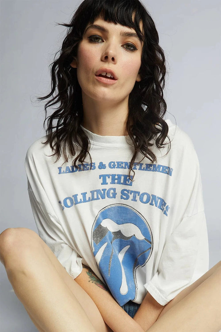 Recycled Karma Graphic Tee White / OS The Rolling Stone Ladies and Gents One Size Tee