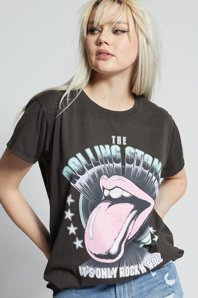Recycled Karma Graphic Tee XS The Rolling Stones Rock N Roll Tee