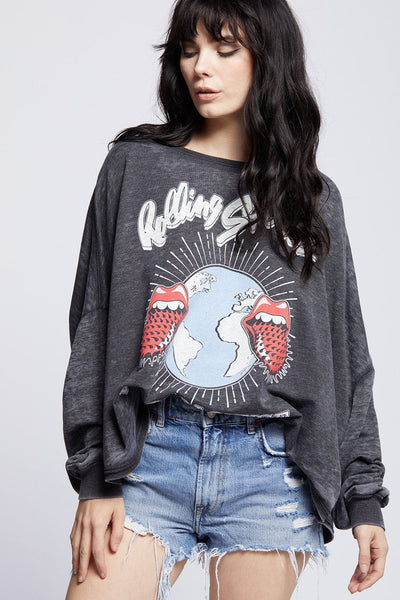 | Sweatshirts Tees Poppy Graphic & Teal