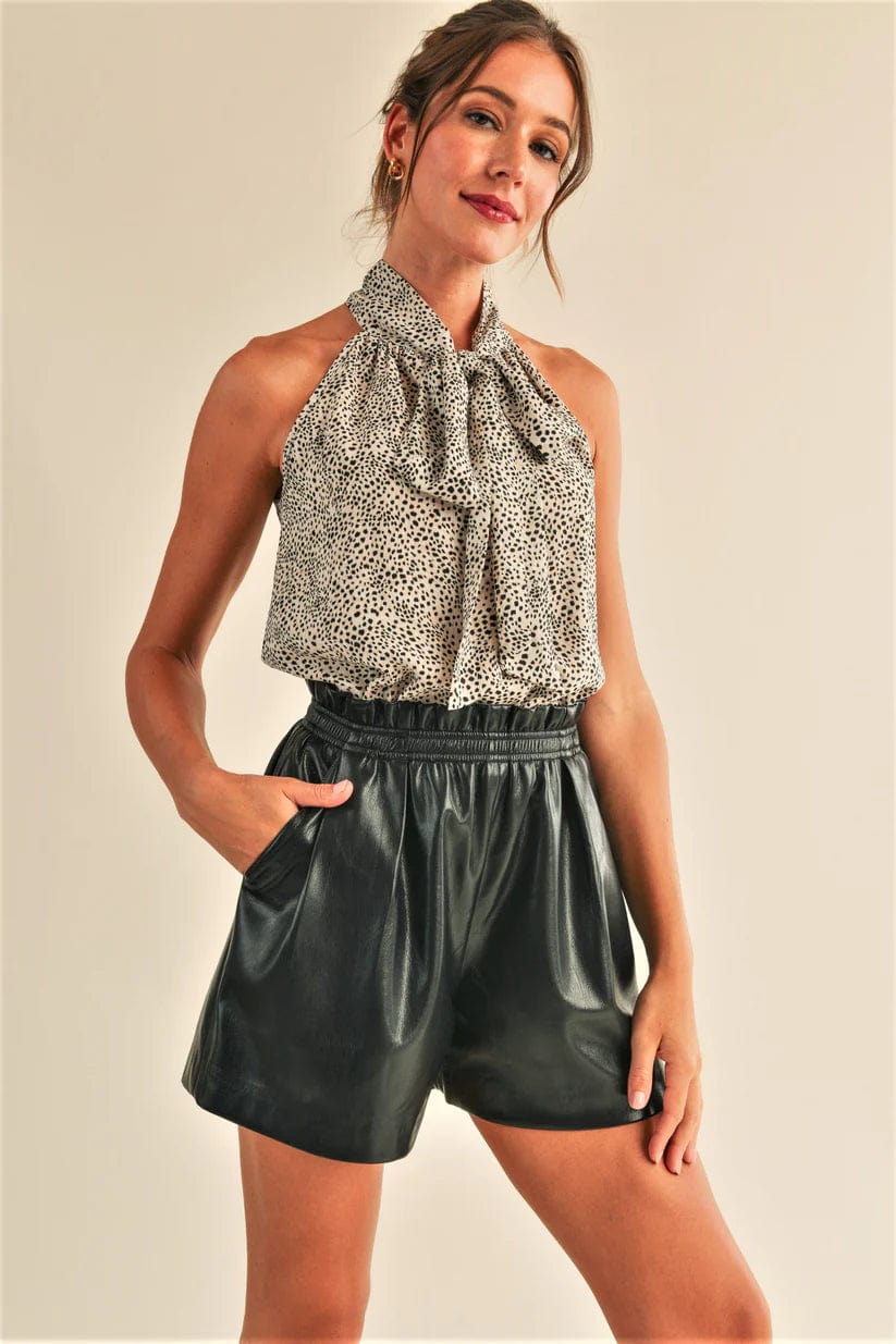 Reset By Jane Shorts Black / S Zaria Leather Shorts