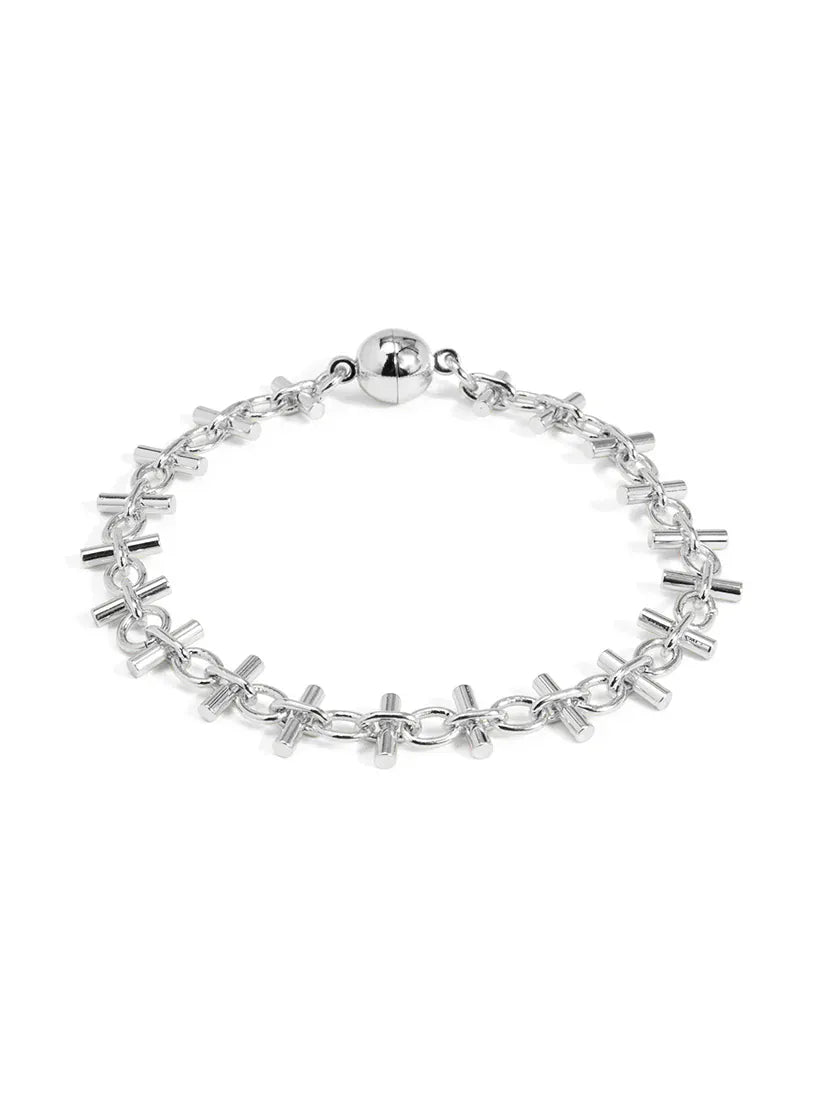 RHO Jewelry Bracelet Bar Link Magnet Bracelet