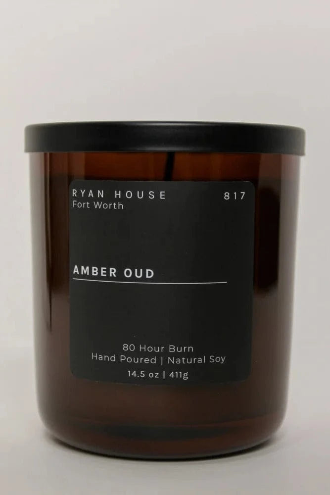 Ryan House Candles Candles Amber Oud Ryan House Candle