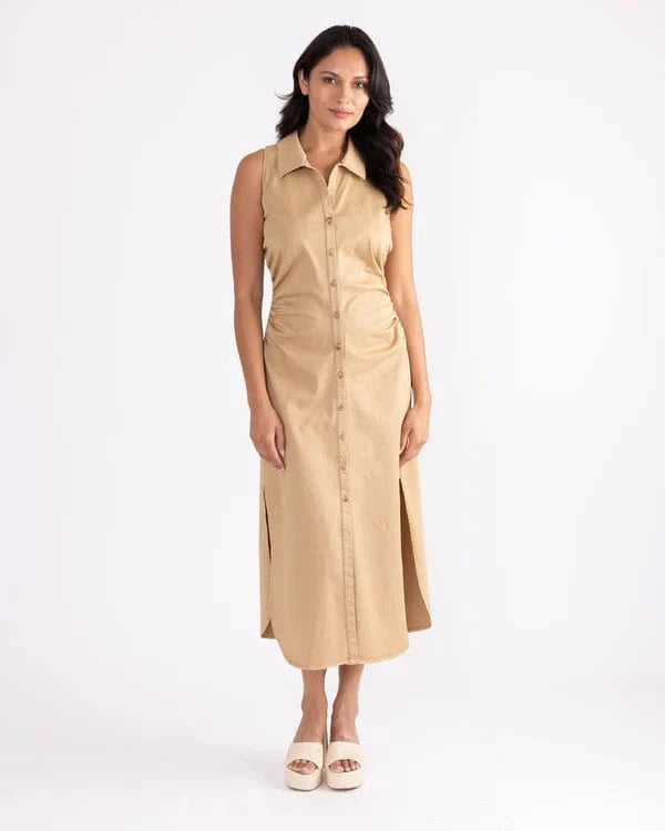 S'Edge Dress Khaki / XS Caroline Dress