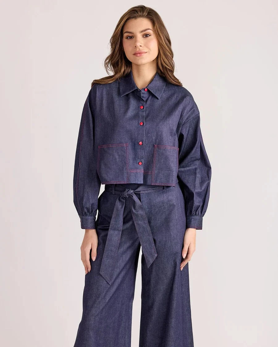 S'Edge Top Ink Blue / XS Mattie Top