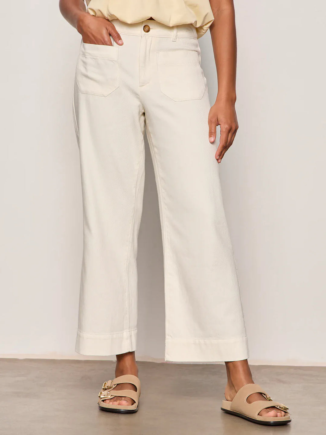 Sanctuary Denim Collagen / 24 Soft Marine Wide Leg Crop Denim