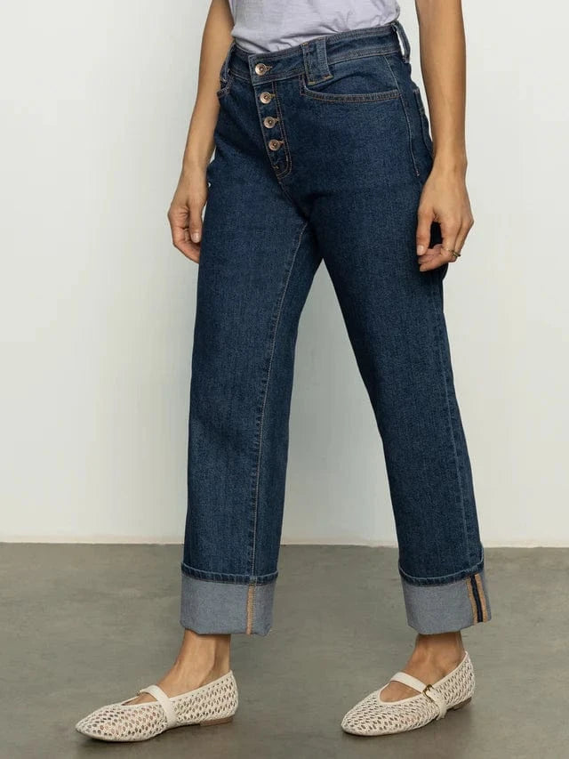 Sanctuary Denim Luna Cuffed Standard Rise Jeans