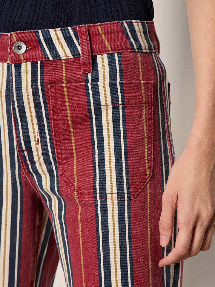 Sanctuary Denim Mariner Wide Leg Ankle Crop Jean