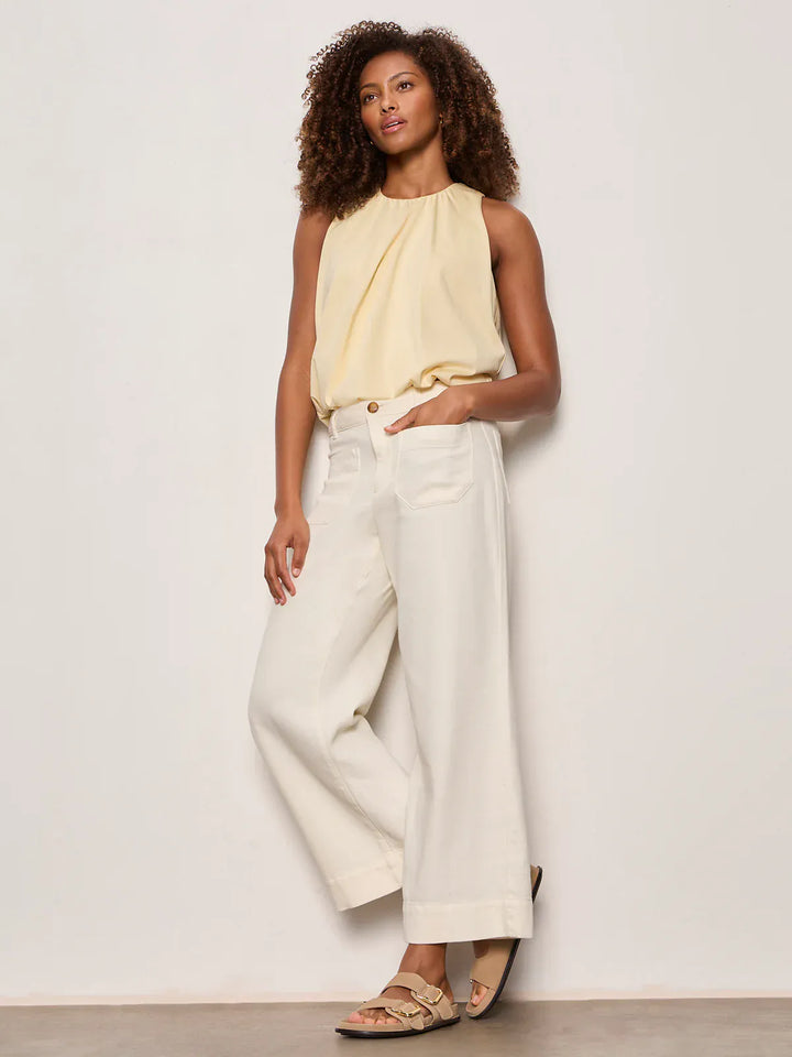 Sanctuary Denim Soft Marine Wide Leg Crop Denim