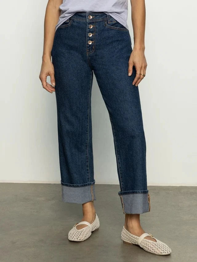 Sanctuary Denim Solstice / 25 Luna Cuffed Standard Rise Jeans