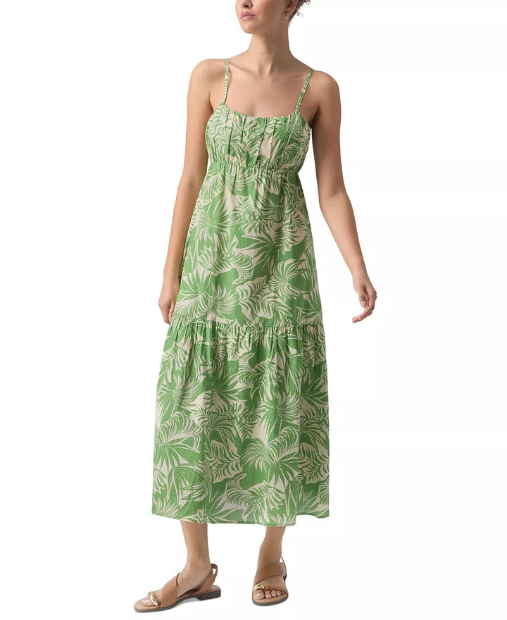 Sanctuary Dress Cool Palm / S Dropped Seam Maxi Dress