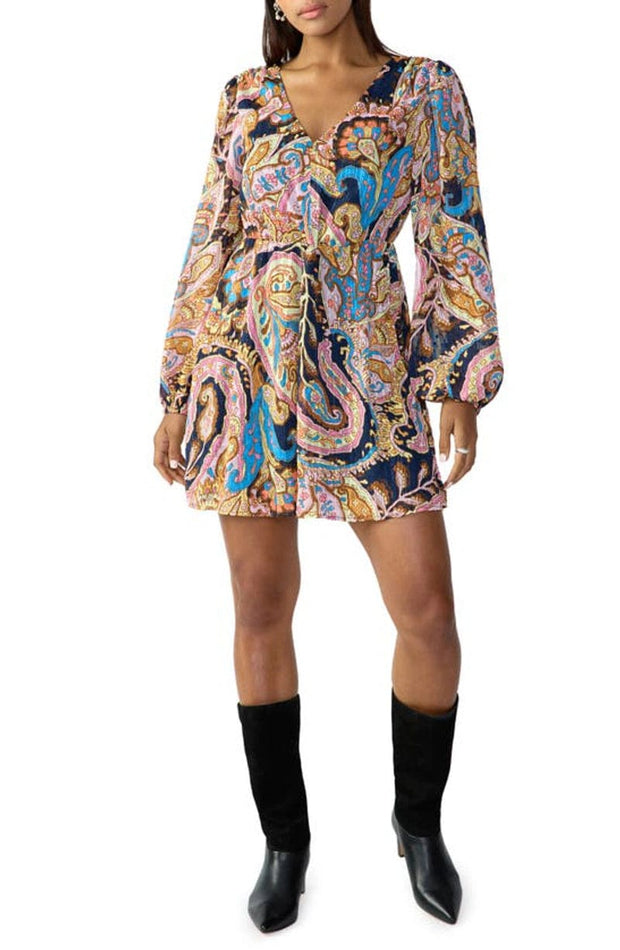 Sanctuary Dress Girl's Day Out Paisley Mini Dress