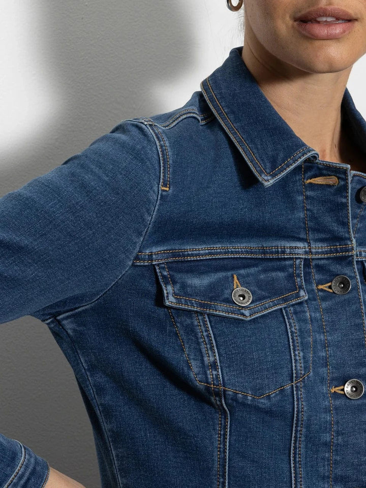 Sanctuary Dress Sculpted Denim Mini Dress
