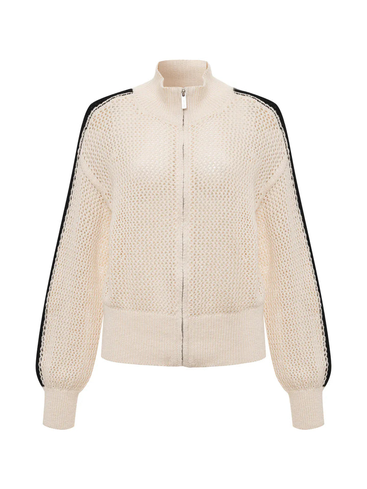 Sanctuary Jacket Open Stitch Track Jacket