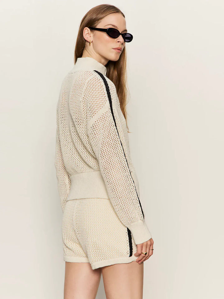 Sanctuary Jacket Open Stitch Track Jacket