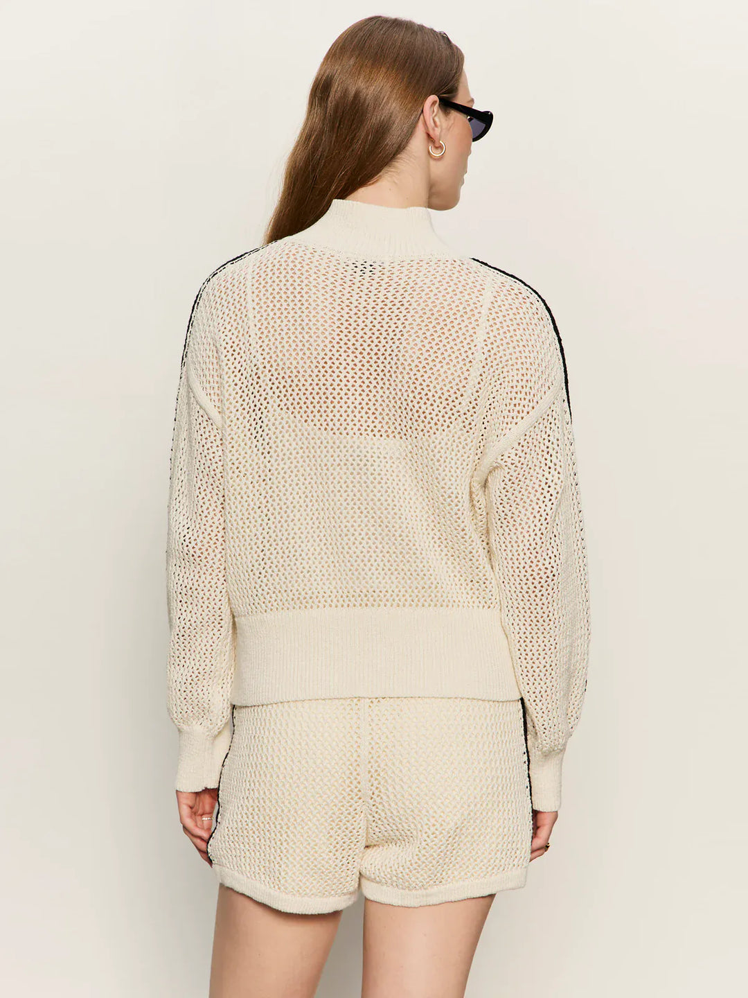 Sanctuary Jacket Open Stitch Track Jacket