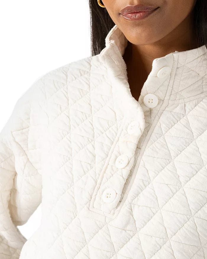 Sanctuary Jacket Quilted Buttun Up Popover