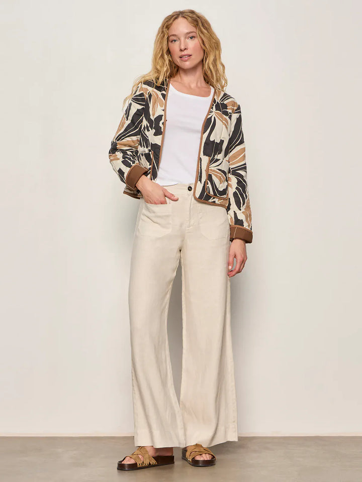 Sanctuary Linen Pants Linen Marine Wide Leg Jean