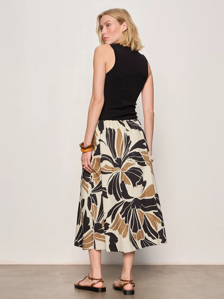 Sanctuary Midi Dress Sandbar Mix Media Midi Dress