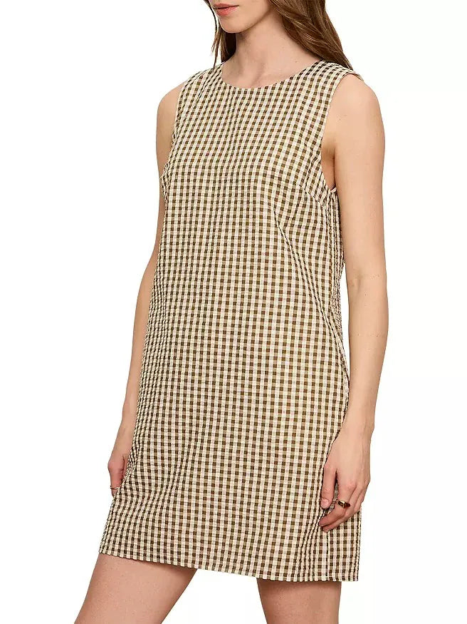 Sanctuary Mini Dress Way to be Gingham Shift Dress