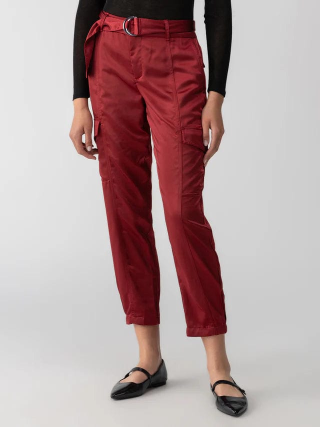 Sanctuary Pants Garnet / 25 Classy Cargo Standard Rise Trouser