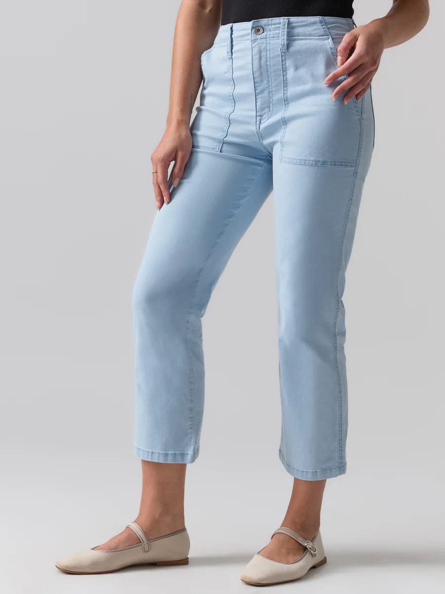 Sanctuary Pants Ultra Pale / 25 Vacation Crop High Rise Pant