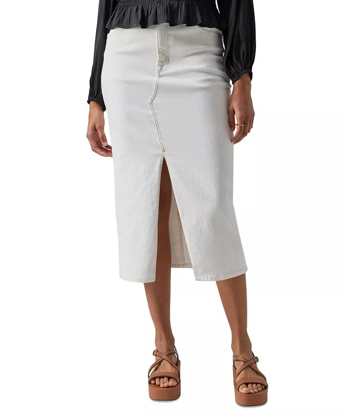 Sanctuary Skirt White / 24 Denim MIdi Skirt